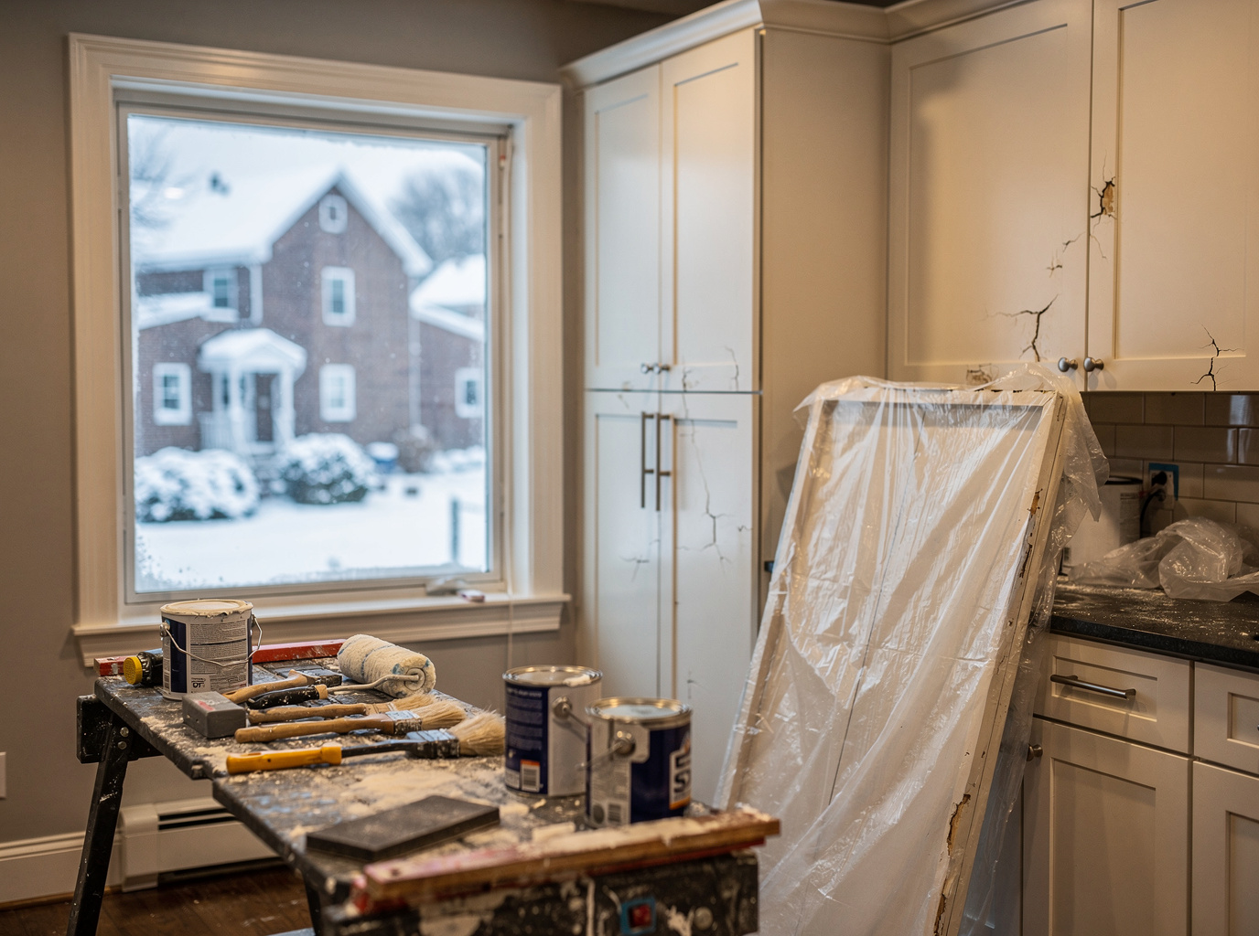 How Boston Winters Affect Cabinet Painting Projects